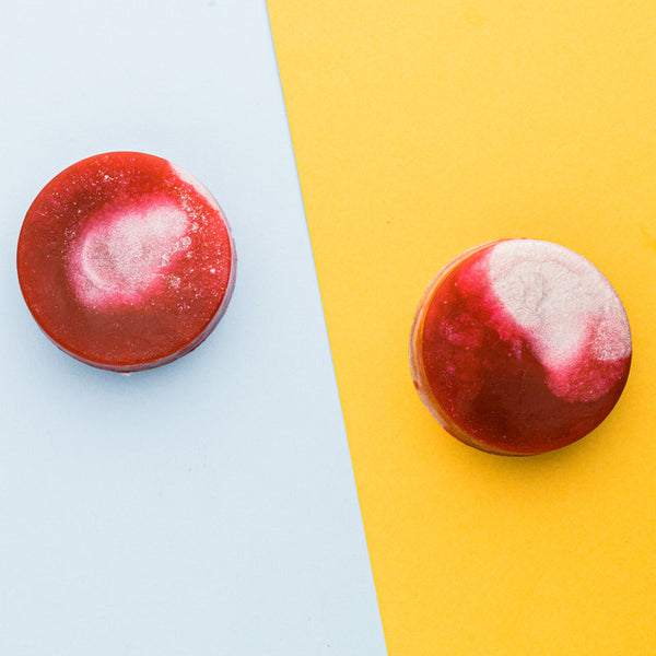 Berry Swirl Melt and Pour Soap Recipe