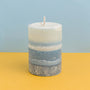 Layered Pillar Candle