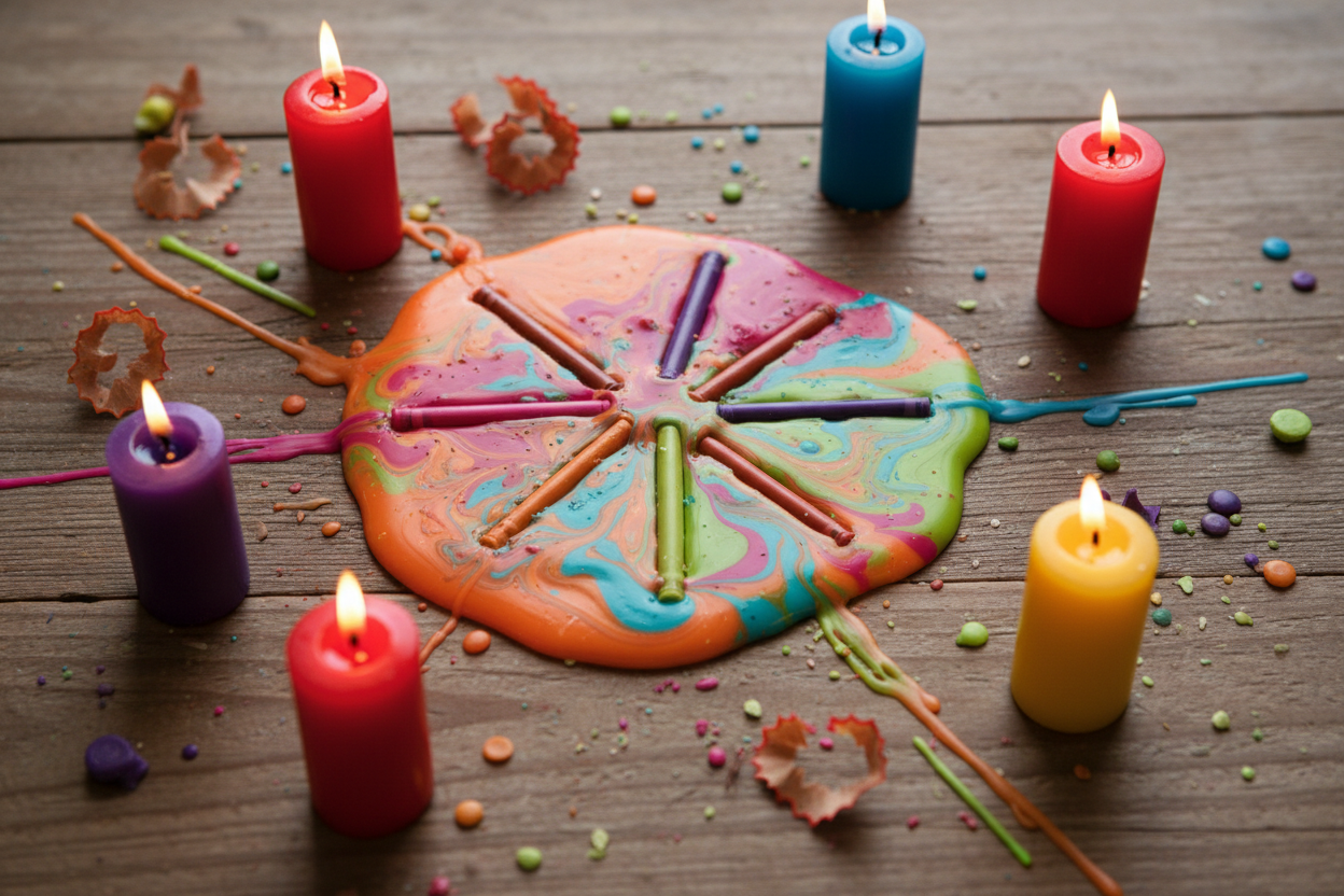 Can You Use Crayons to Color Candles