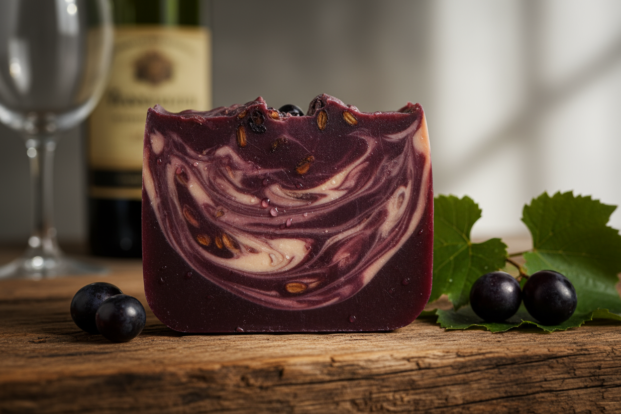 Making Cold Process Wine Soap