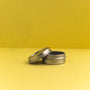 1/4 oz Flat Round Balm Tin with Lid fragrance oil bottle