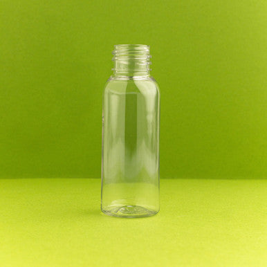 1 oz Crystal Clear Plastic PET Bullet Bottle