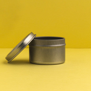 1 oz Deep Round Candle Tins with Lids fragrance oil bottle - Zoom Media 1
