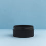 2 oz. Black Low Profile Plastic Cosmetic Jars