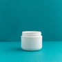 2 oz White Double Walled Plastic Jar