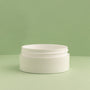 2 oz. White Plastic Low Profile Cosmetic Jars