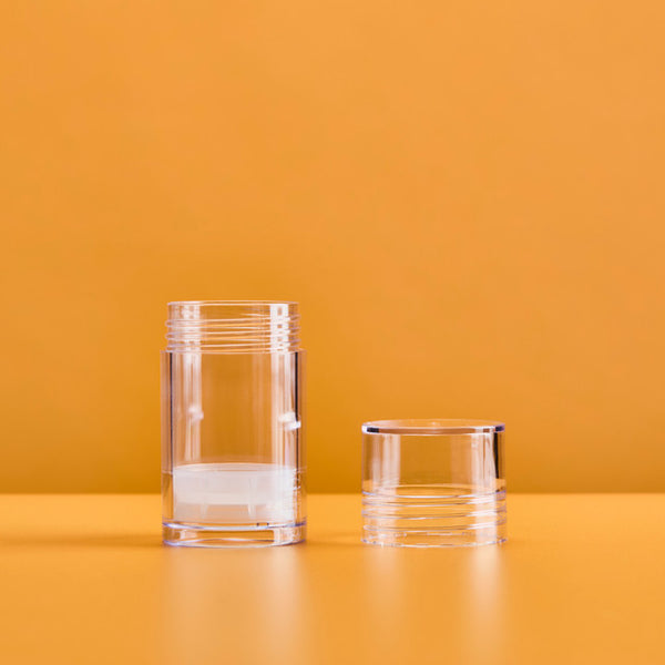 1 oz Clear Push Up Tubes w/ Lids