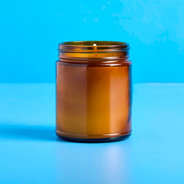 9 oz Amber Straight Sided Jar