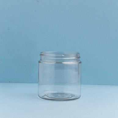 4 oz. Clear PET Plastic Cosmetic Jar
