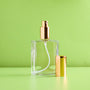 4 oz Glass Bottle with Gold Sprayer & Cap