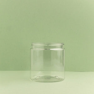 8 oz. Clear Plastic PET Cosmetic Jar