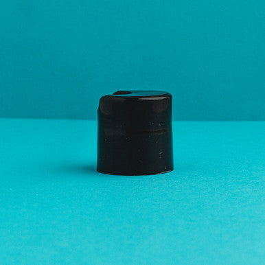 Black Smooth Disc Top Lids 24/410