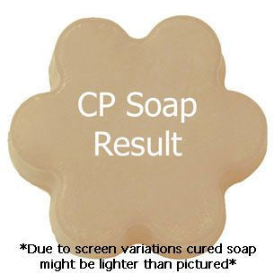 Chocolate & Amber Fragrance Oil in cold process soap color testing