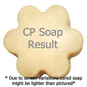 Fizz the Season Fragrance Oil in cold process soap color testing - Zoom Media 2