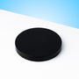 Flat Metal Candle Jar Lid - Black fragrance oil bottle