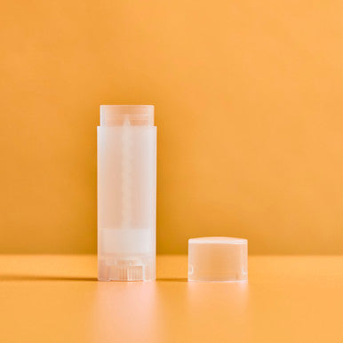 Natural Lip Balm Tubes with Caps- Oval