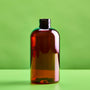 8 oz. Amber Boston Round Plastic Bottle