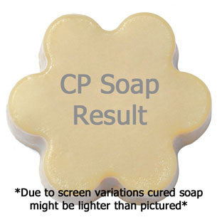 Narcissist Nouveau Fragrance Oil in cold process soap color testing