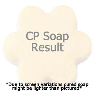 Peach Perfection Fragrance Oil in cold process soap color testing - Zoom Media 2