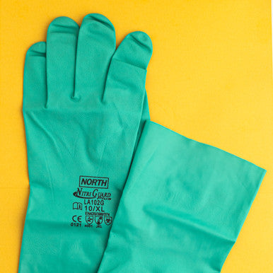 Safety Soap Making Gloves fragrance oil bottle