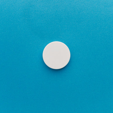 White Straight Lid Smooth 48/400