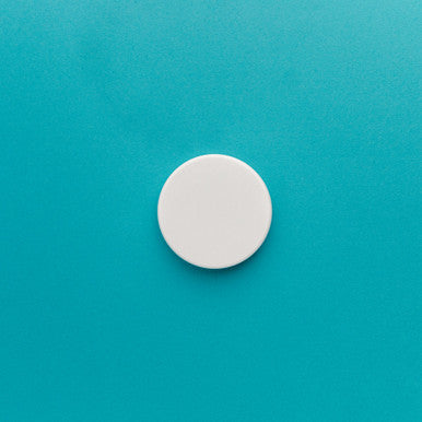 White Straight Lid Smooth 58/400