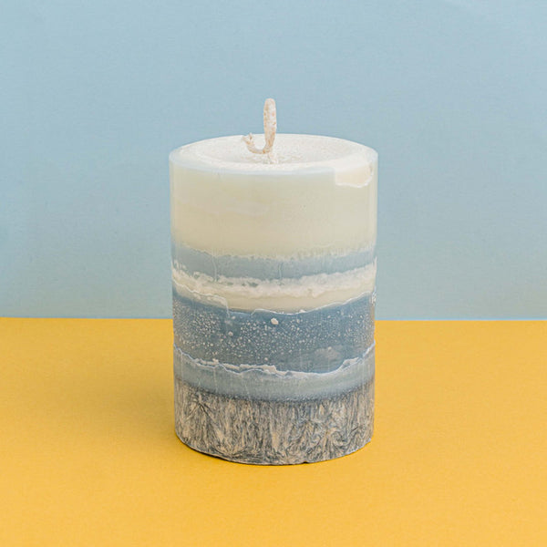 Layered Pillar Candle