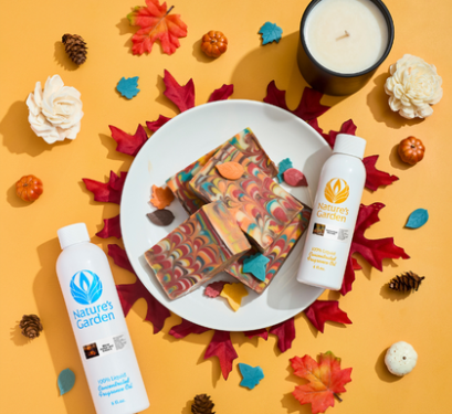 Ambered Autumn collection of crafting supplies