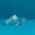 10 ml Clear Lip Balm Containers with Clear Lids