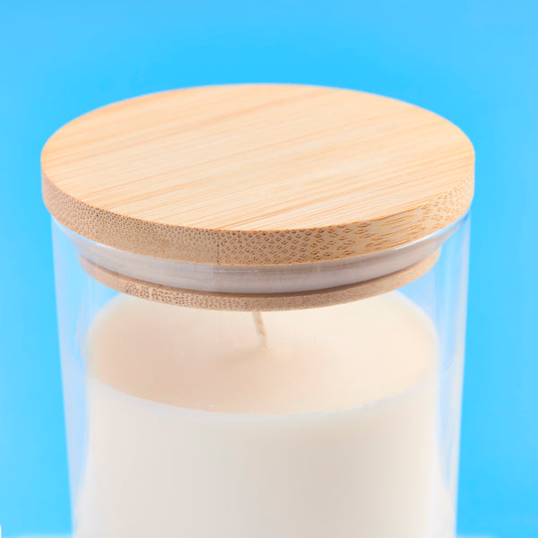 Bamboo Candle Jar Lids - Zoom Media 2