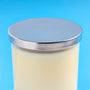 Flat Metal Candle Jar Lid - Silver - Zoom Thumbnail Media 2