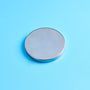 Flat Metal Candle Jar Lid - Silver - Zoom Thumbnail Media 1