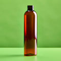 8 oz. Amber Plastic Bullet Bottle