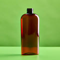 8 oz. Amber Cosmo Plastic Bottle