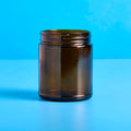 9 oz Amber Straight Sided Jar