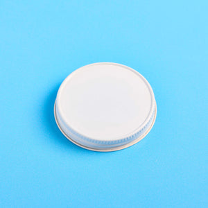 White Lid - 63/400 Continuous Thread