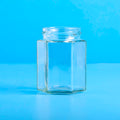 6.5 oz Glass Hexagon Candle Jar fragrance oil bottle