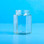 6.5 oz Glass Hexagon Candle Jar fragrance oil bottle