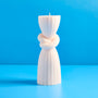 Artistic Knot Pillar Silicone Mold - Large fragrance oil bottle