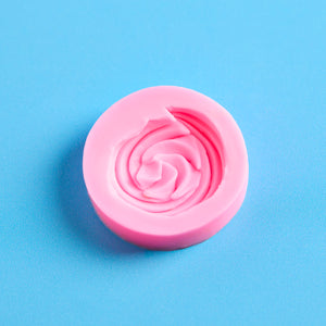 Rosette Swirl Silicone Embed Mold - Secondary Image