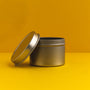 2 oz. Deep Round Candle Tins with Lids