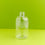 4 oz Clear Boston Round Plastic Bottle