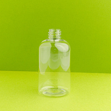 4 oz. Clear Boston Round Plastic Bottle