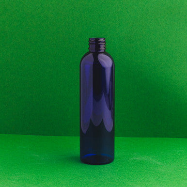 4 oz. Blue Plastic PET Bullet Bottle