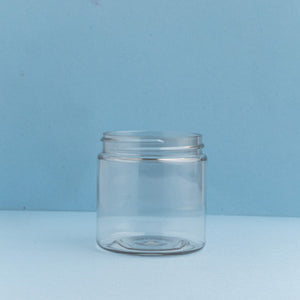 4 oz. Clear PET Plastic Cosmetic Jar