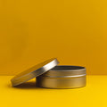4 oz. Flat Round Balm Tin with Lid