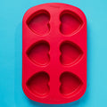 6 Cavity Heart (Silicone Mold)