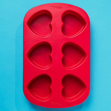 6 Cavity Heart (Silicone Mold)