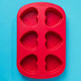 6 Cavity Heart (Silicone Mold)