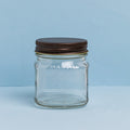 8 oz. Smooth Mason Jars with Bronze Lids